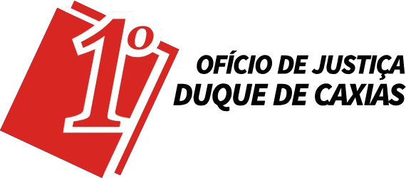 Logotipo do 1º Ofício de Justiça Duque de Caxias